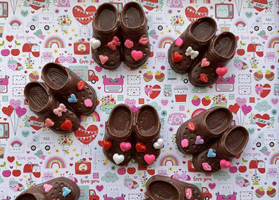 Chocolate Valentine Crocs