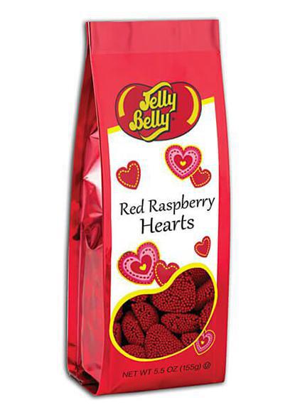 Red Raspberry Hearts 5.5oz Bag